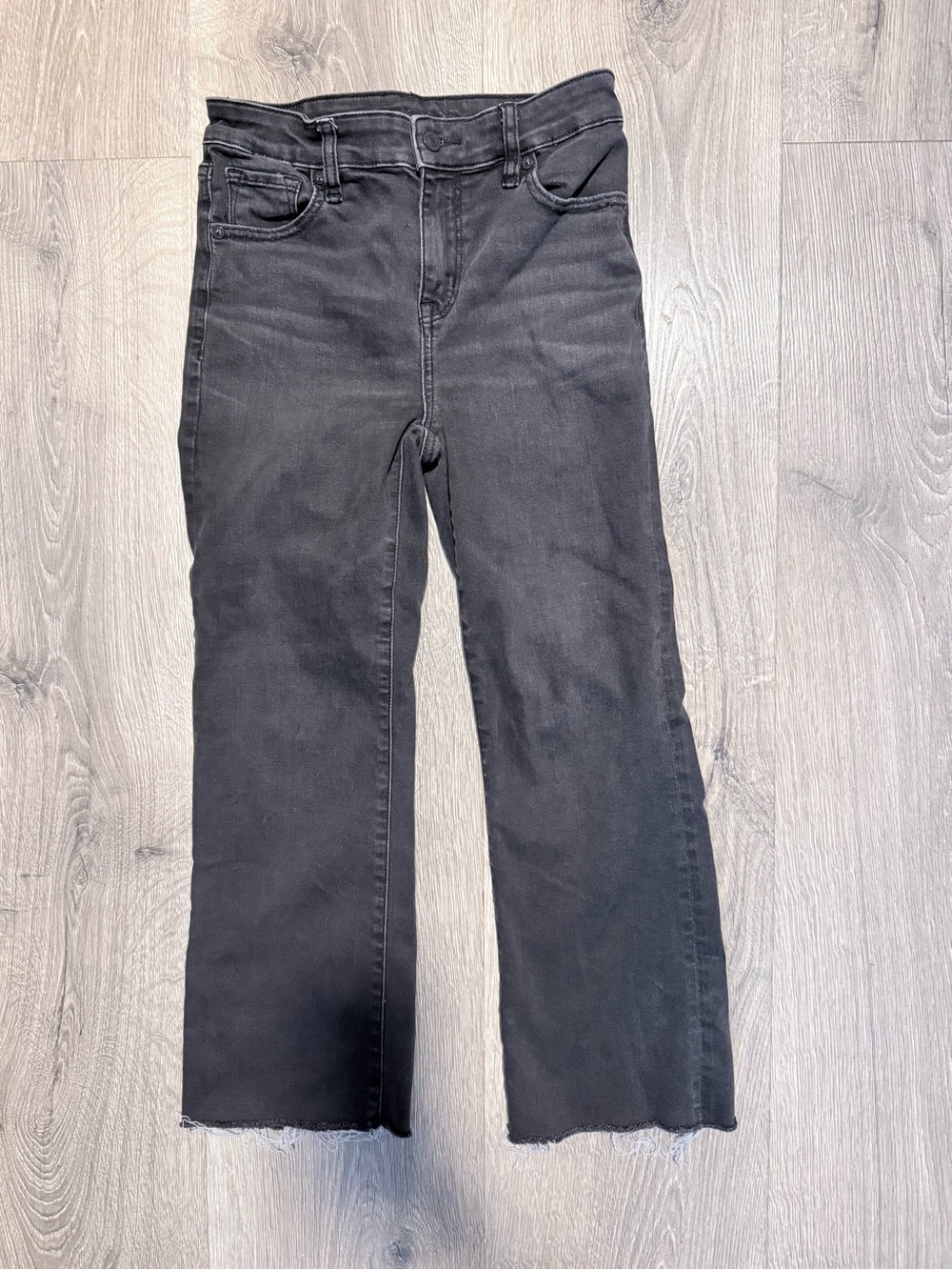 American Eagle Outfitters Black Distressed Jeans